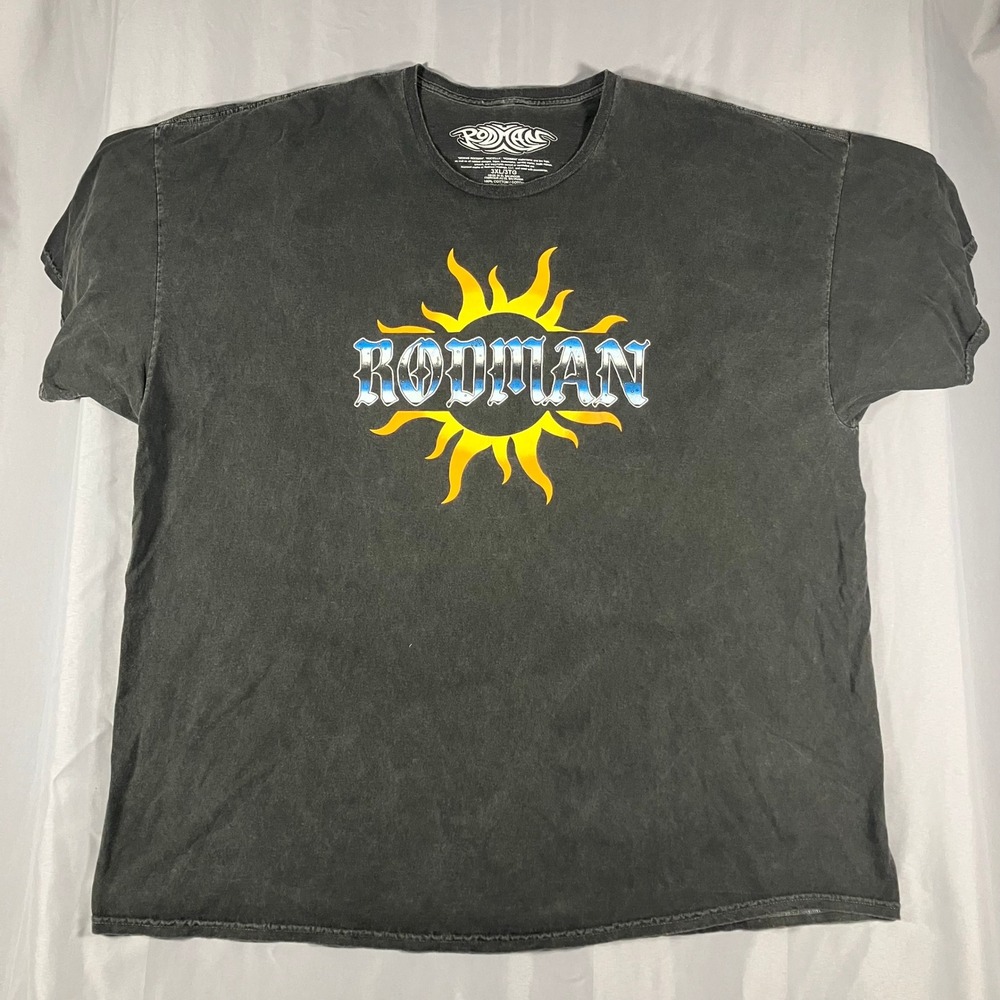 Dennis Rodman T Shirt 3XL 3T Sun Graphic Dennis Rodman Basketball